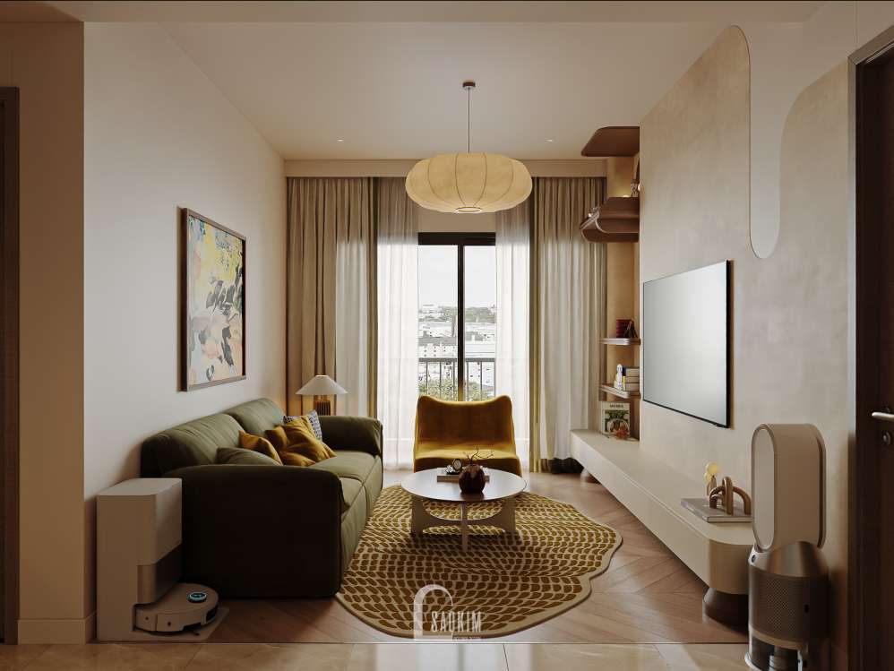 Thiết kế nội thất Lumière Evergreen mang đậm tinh thần Modern Retro hiện đại và hoài niệm